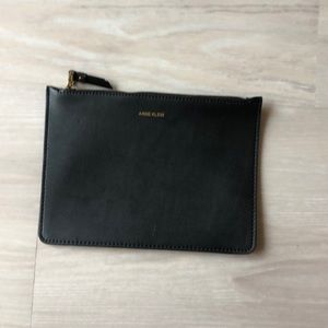 Anne Klein slim clutch - black - never used